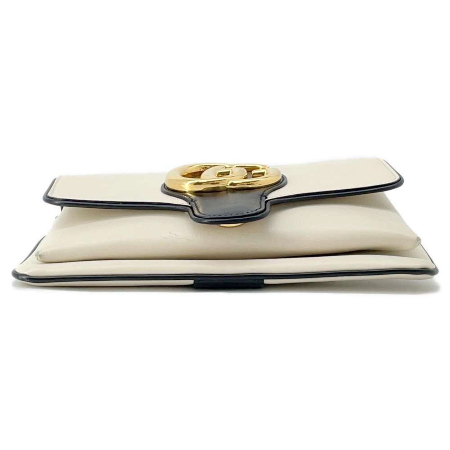Gucci White Leather Shoulder Bag