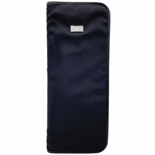 Gucci Black Nylon Leather Pouch ()