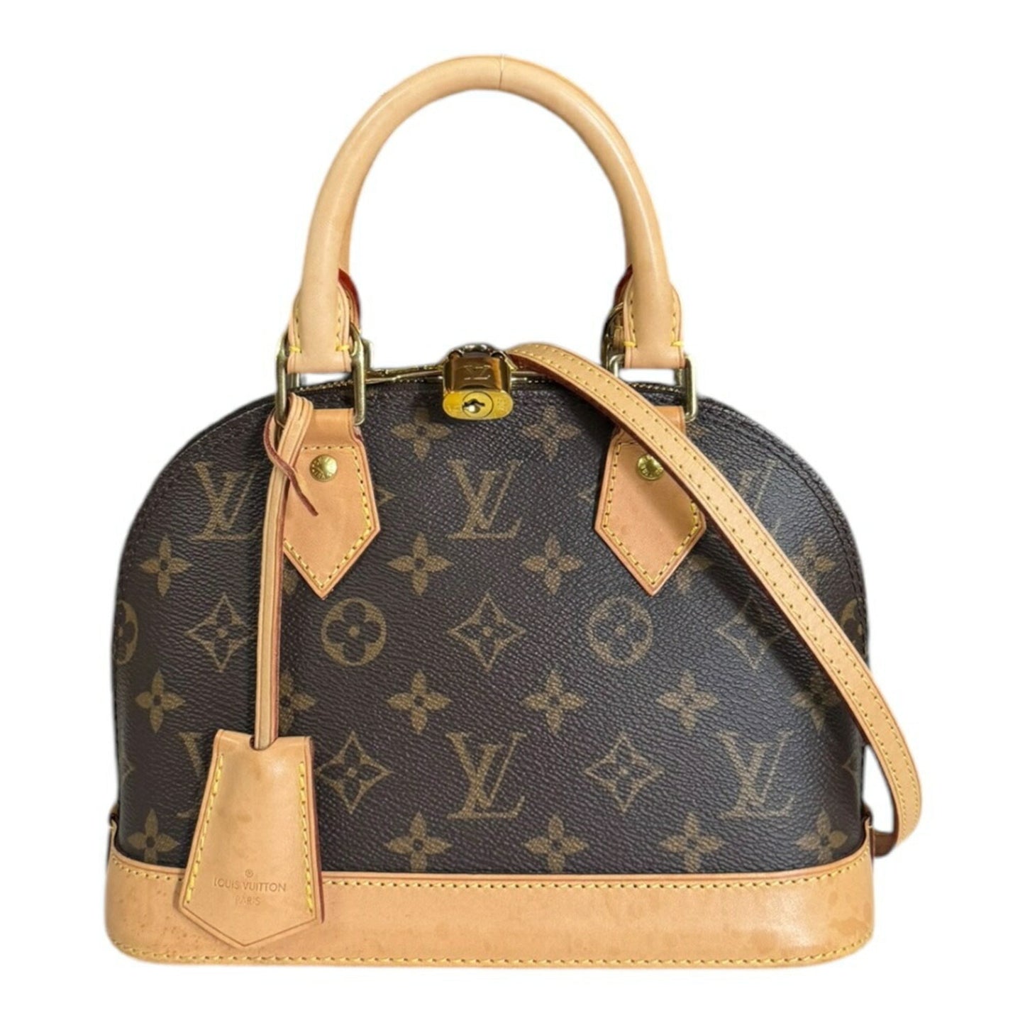 Louis Vuitton Brown Monogram Shoulder Bag ()