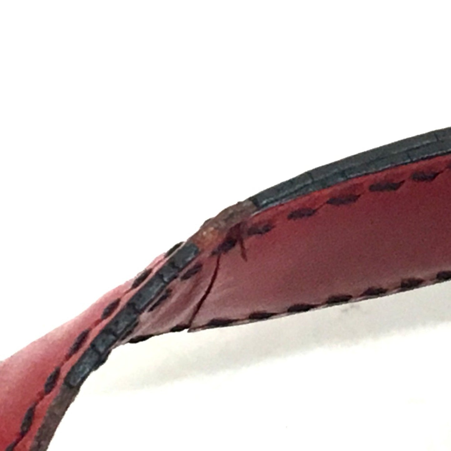 Louis Vuitton Red Leather Shoulder Bag