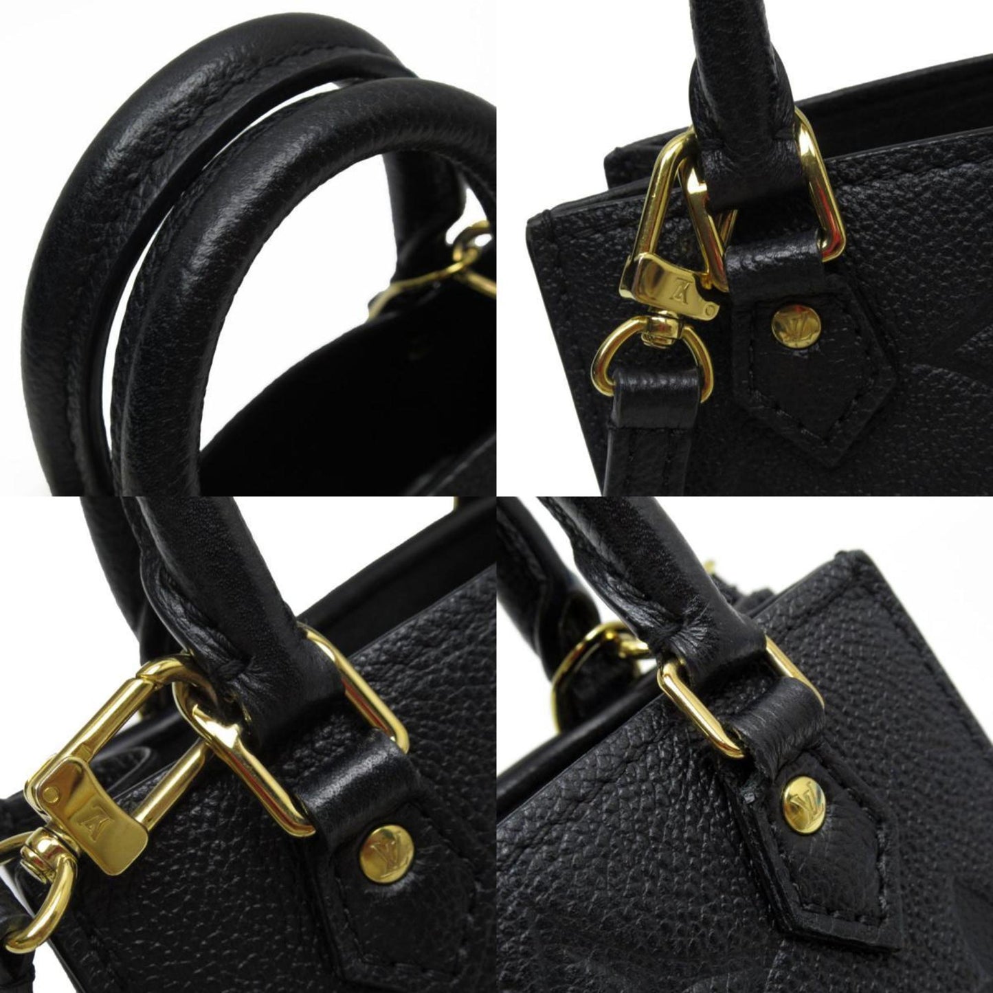 Louis Vuitton Black Monogram Empreinte Handbag Shoulder Bag