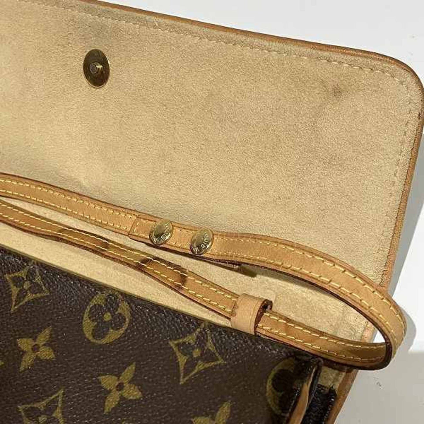 Louis Vuitton Brown Pochette Shoulder Bag