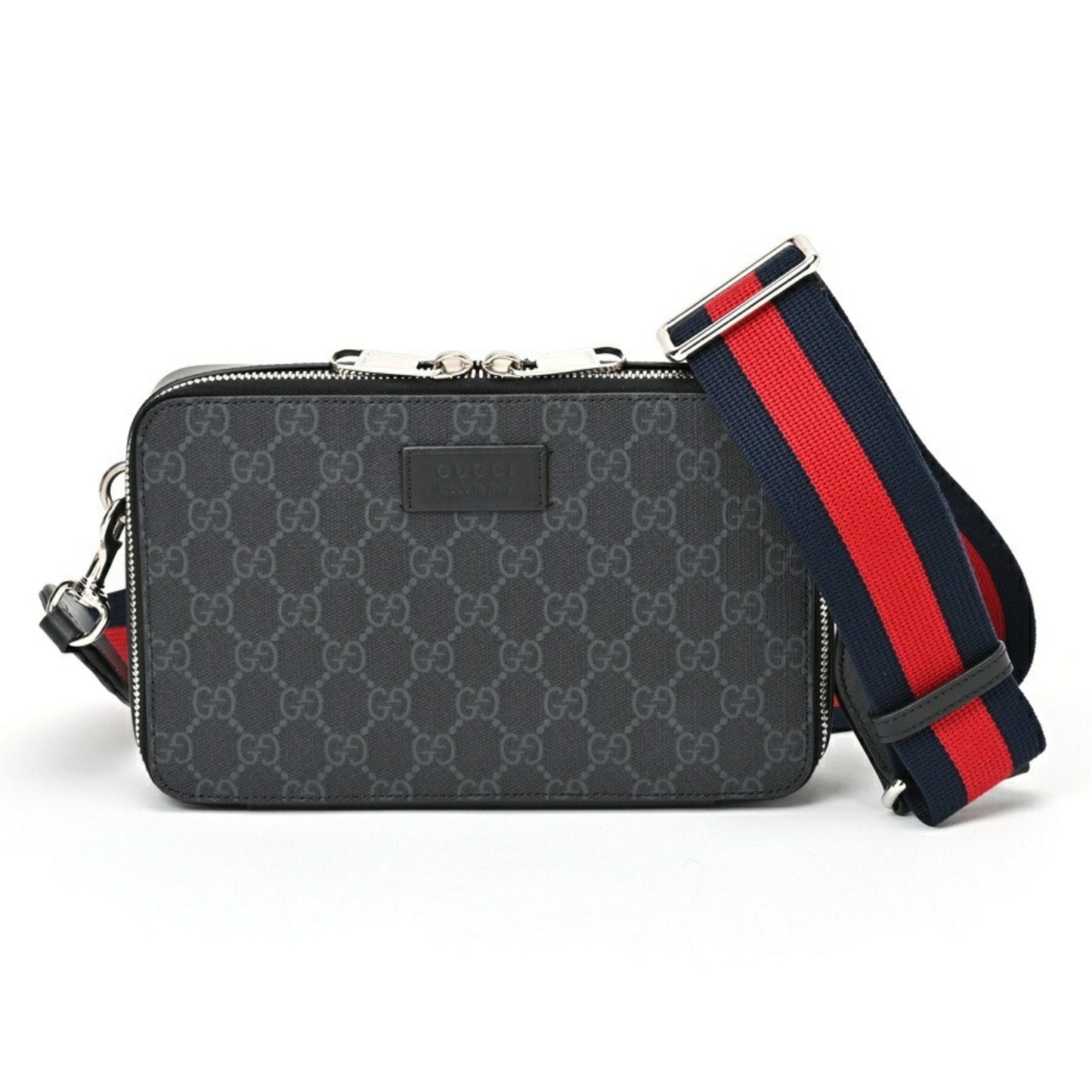 Gucci Black Gg Supreme Shoulder Bag ()