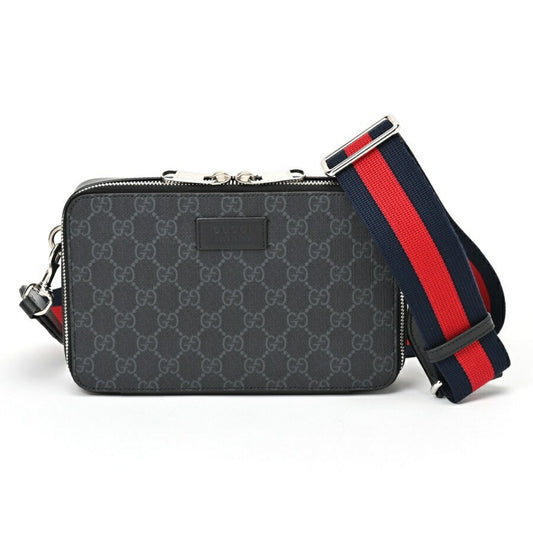 Gucci Black Gg Supreme Shoulder Bag ()