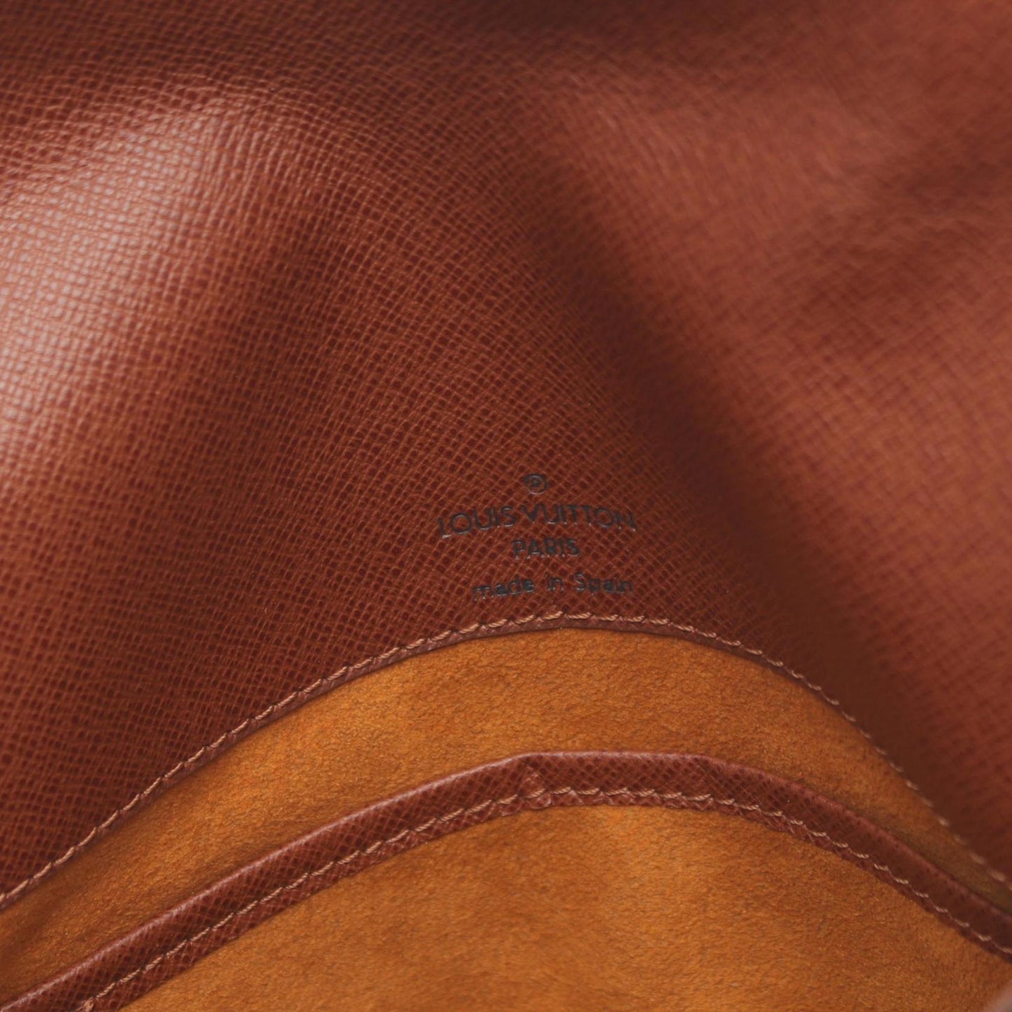 Louis Vuitton Brown Monogram Leather Shoulder Bag