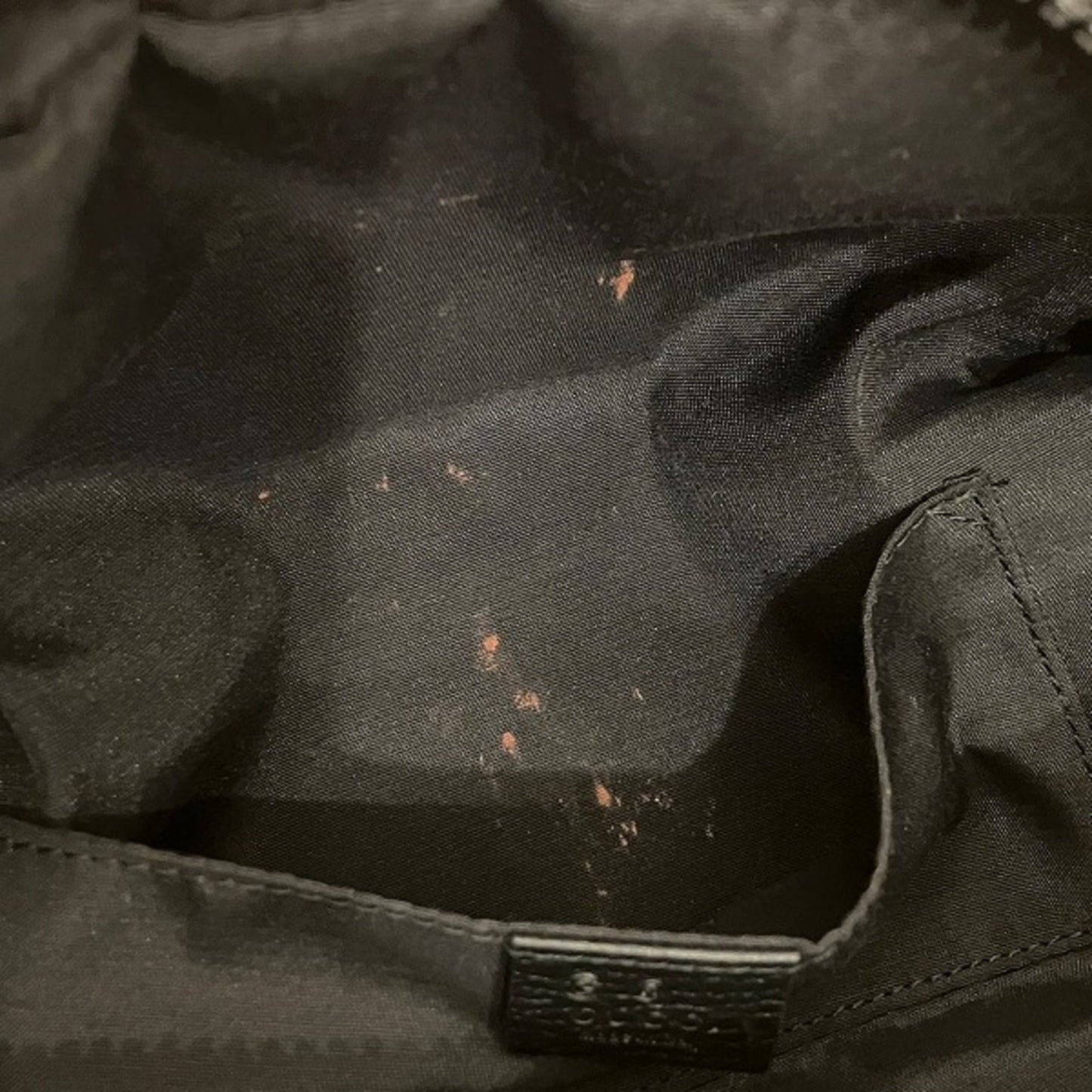 Gucci Black Nylon Shoulder Bag Sling Bag