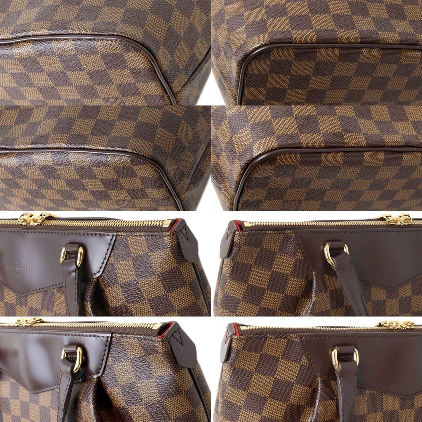 Louis Vuitton Damier Damier Canvas Ebene Handbag Shoulder Bag