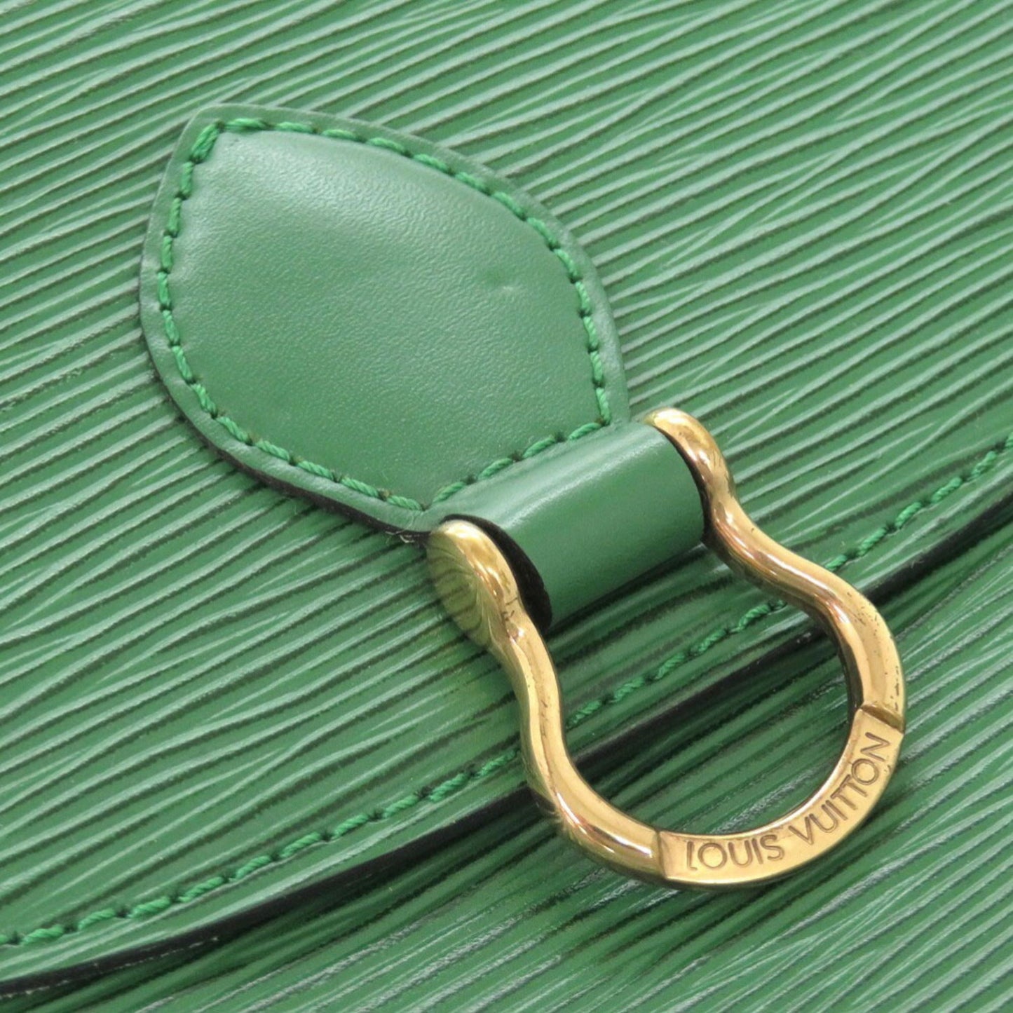 Louis Vuitton Borneo Green Epi Leather Shoulder Bag