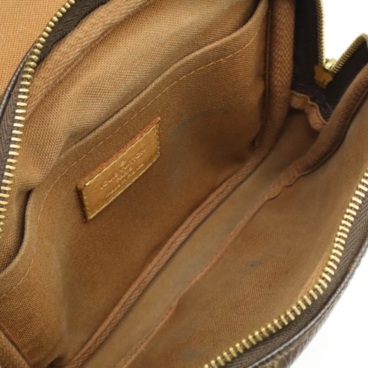 Louis Vuitton Brown Monogram Leather Shoulder Bag Sling Bag
