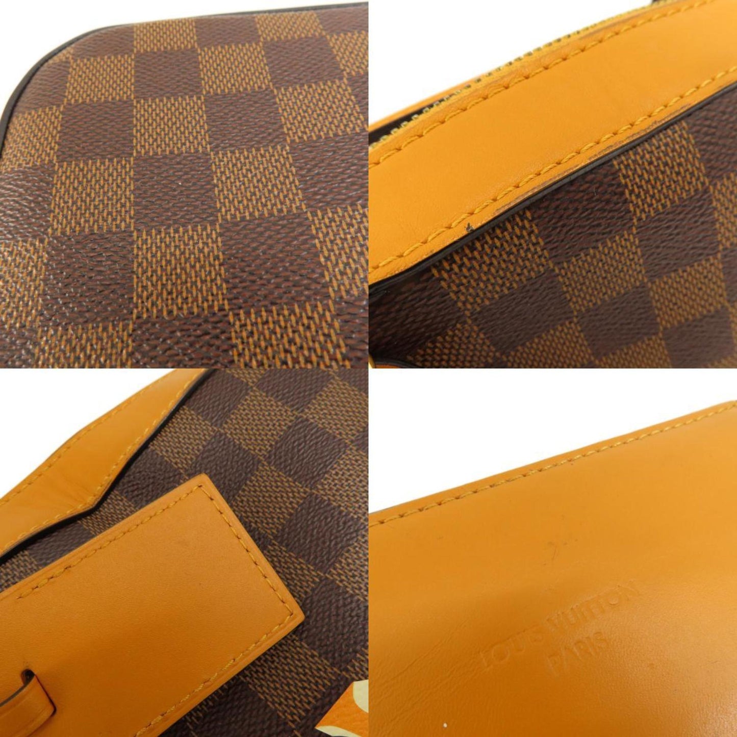 Louis Vuitton Damier Damier Canvas Ebene Damier Canvas Shoulder Bag
