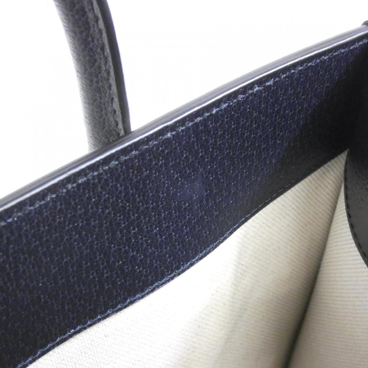 Gucci Beige Blue Gg Supreme Leather Handbag