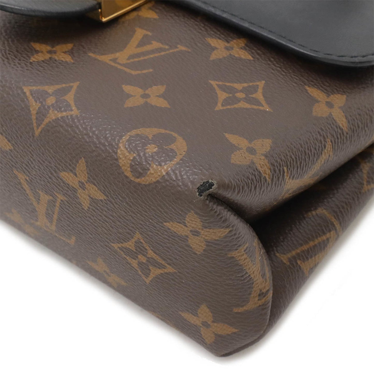 Louis Vuitton Black Noir Monogram Handbag Shoulder Bag