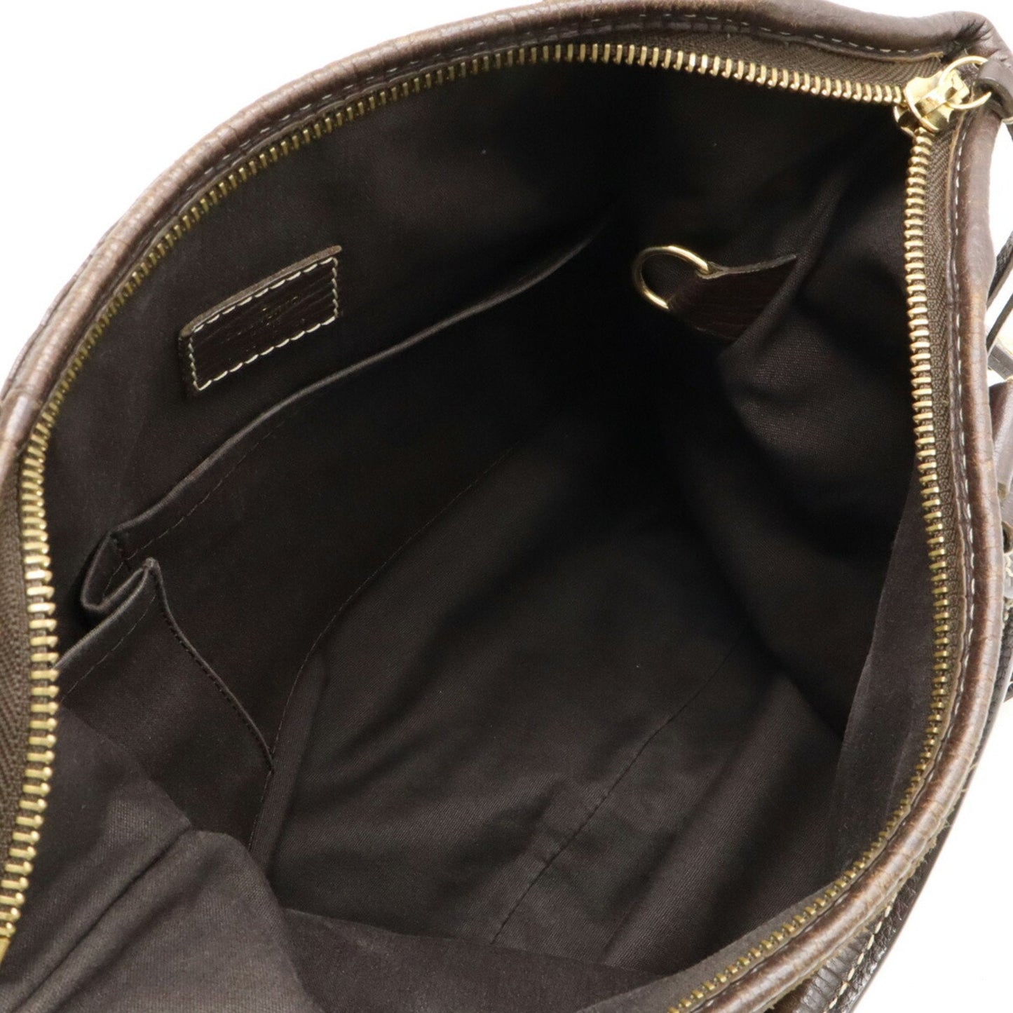 Louis Vuitton Monogram Mini Lin Ebene Canvas Leather Shoulder Bag Tote Bag
