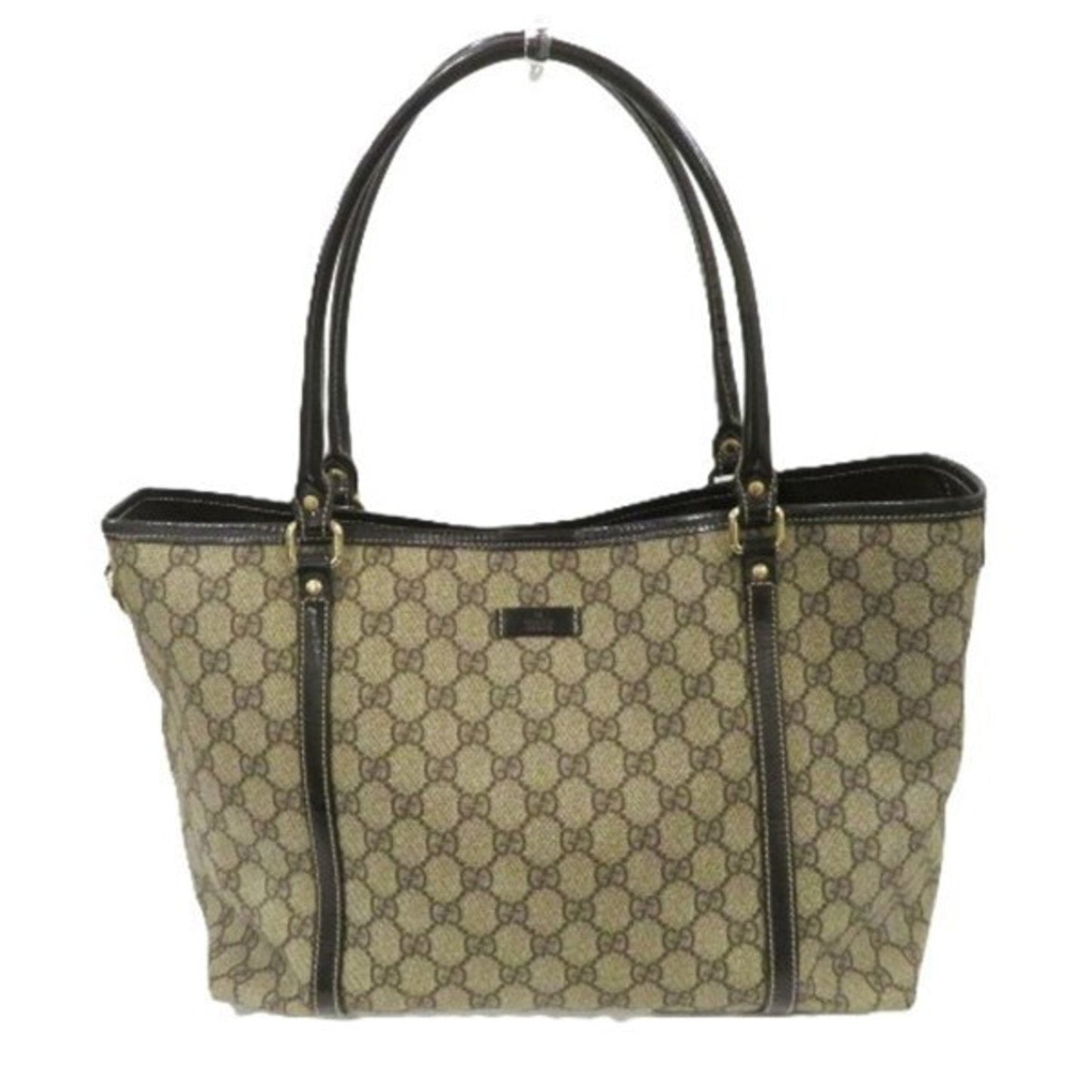 Gucci Brown Pvc Leather Tote Bag ()