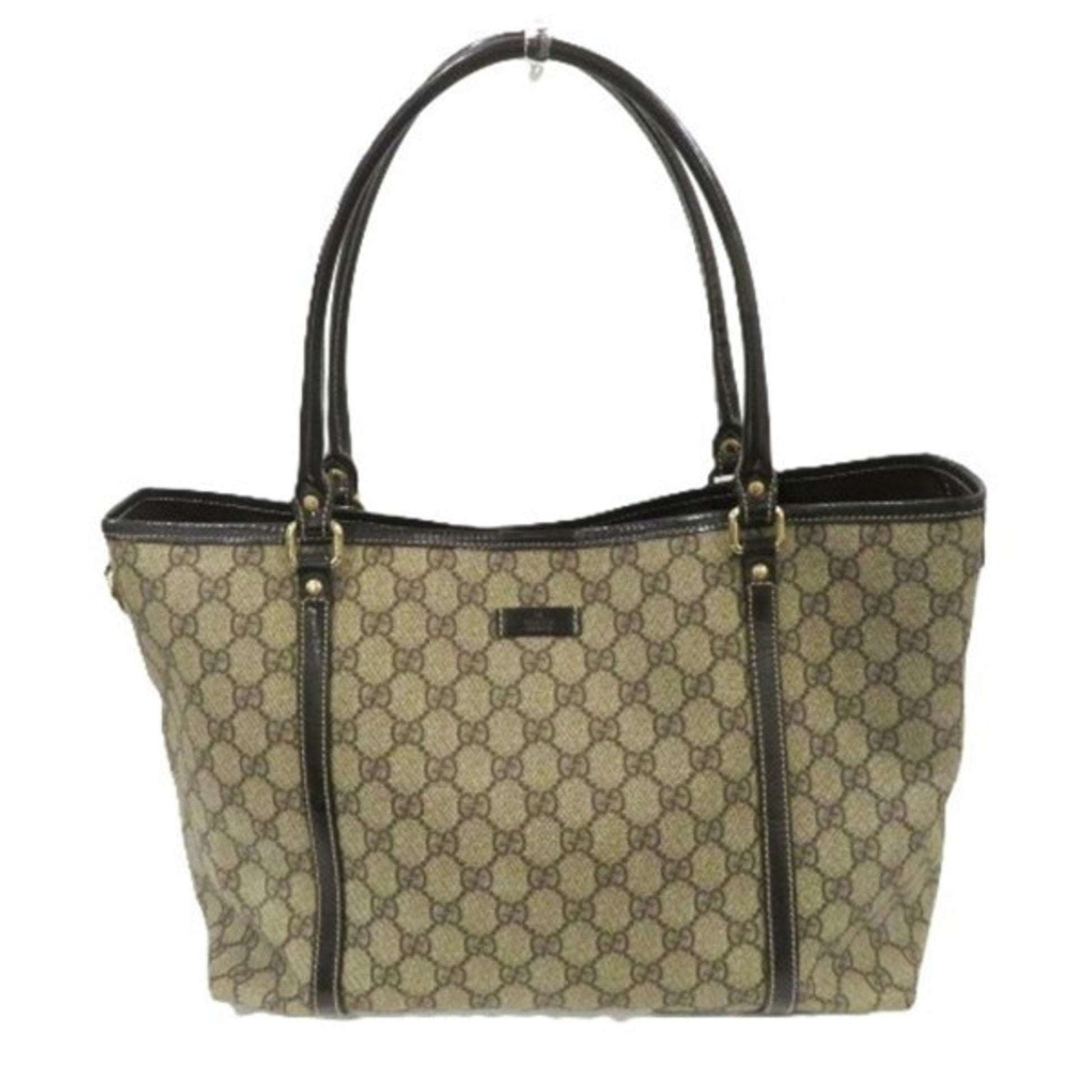Gucci Brown Pvc Leather Tote Bag ()