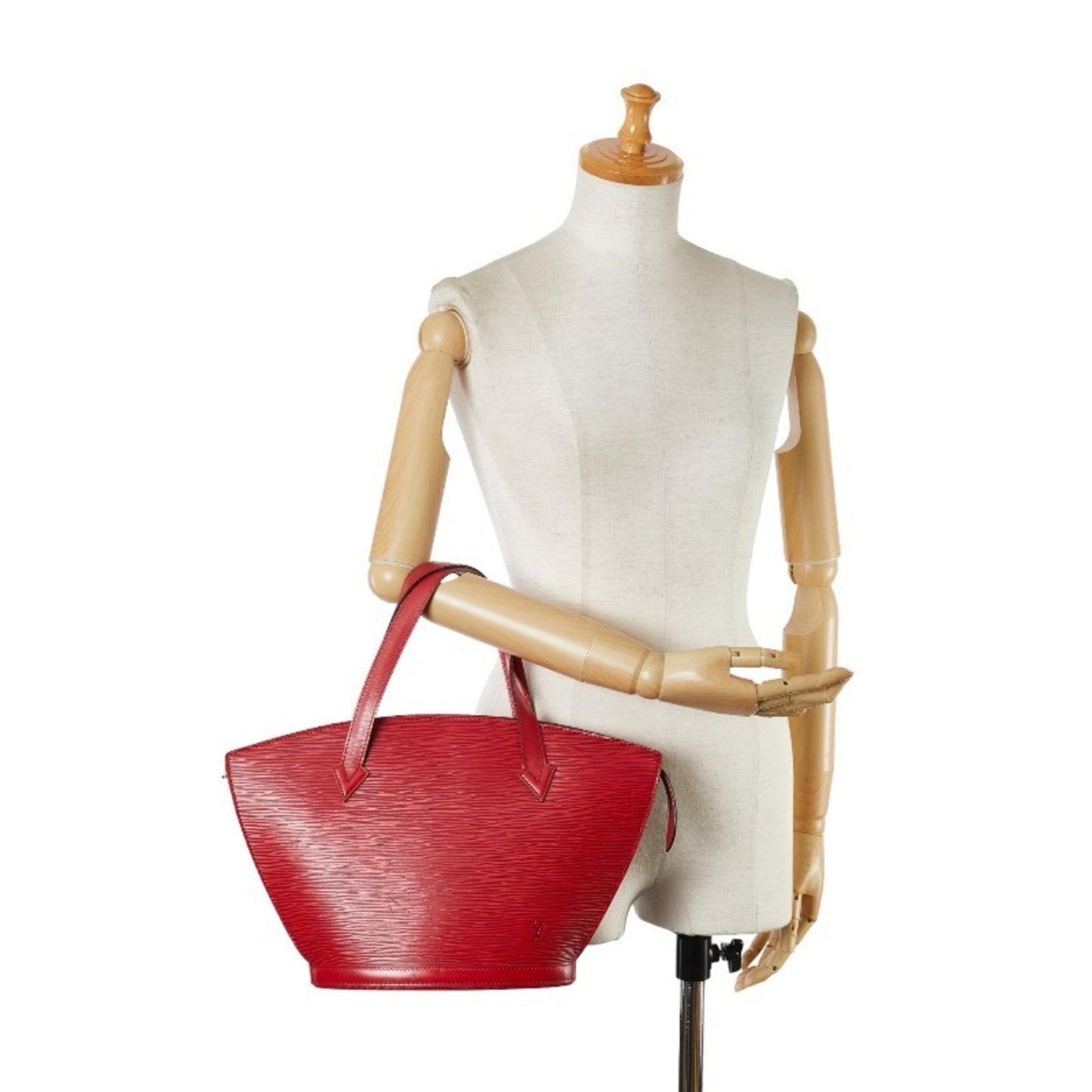 Louis Vuitton Castilian Red Epi Leather Shoulder Bag Tote Bag