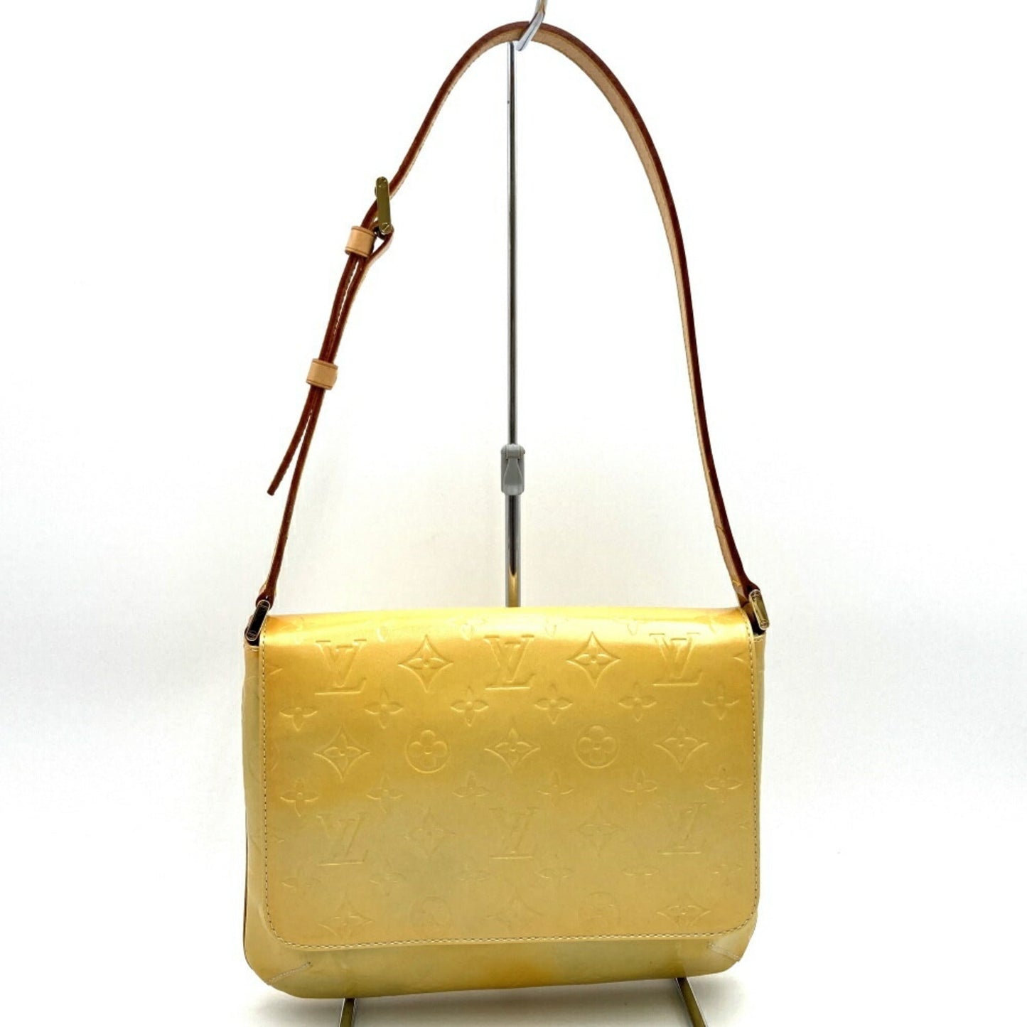 Louis Vuitton Yellow Vernis Shoulder Bag