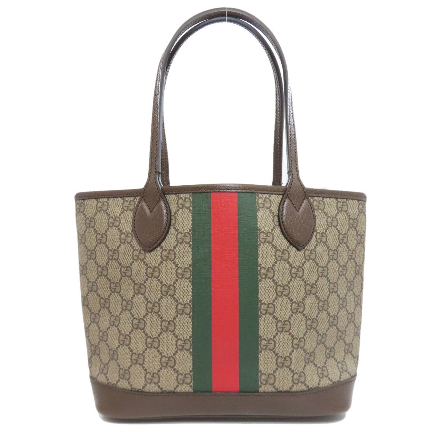 Gucci Brown Pvc Tote Bag