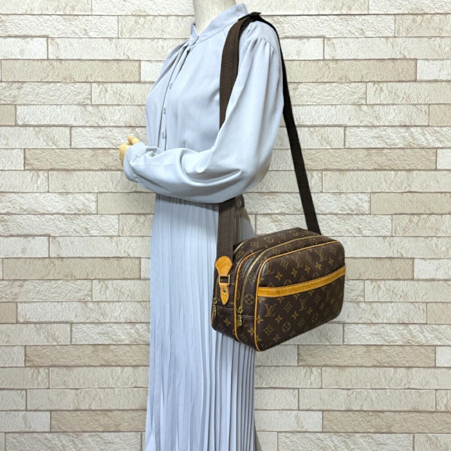 Louis Vuitton Brown Monogram Shoulder Bag