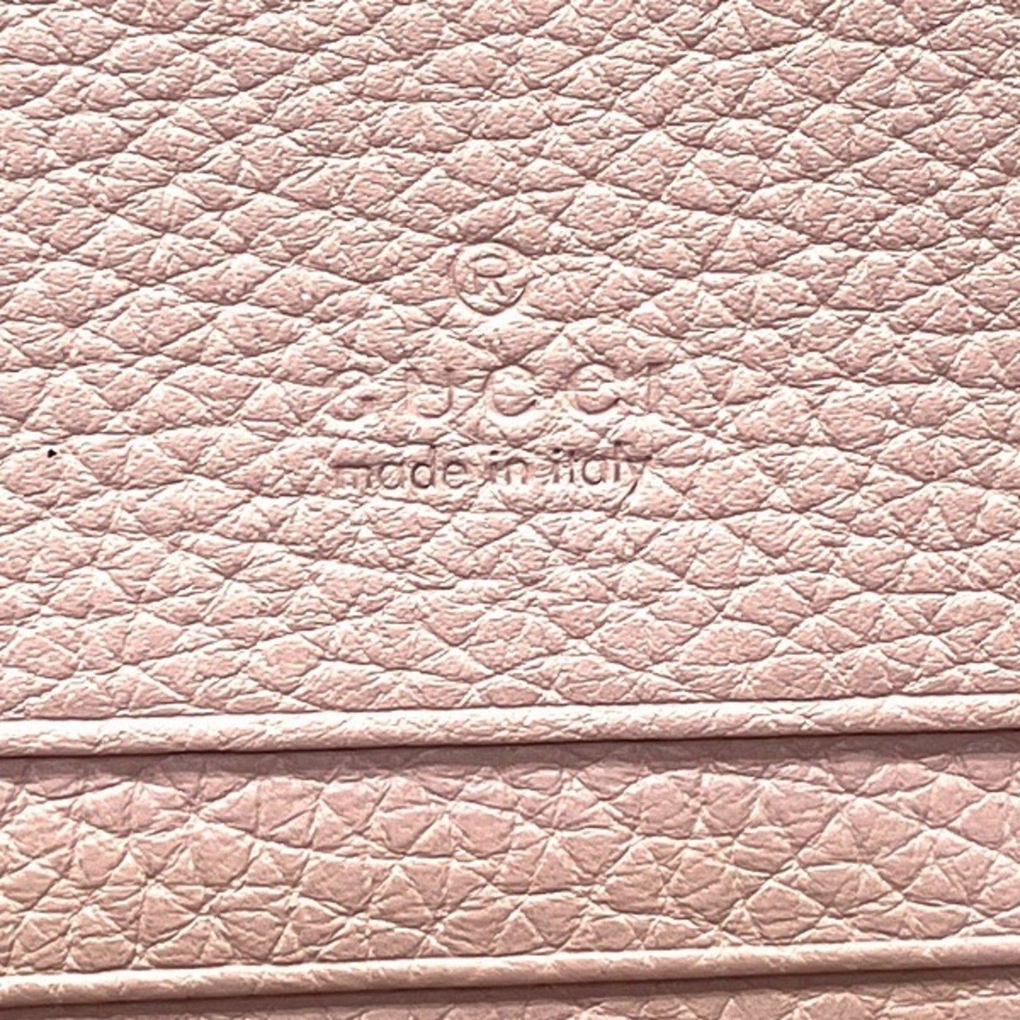 Gucci Pink Leather Wallet (Bi-Fold)