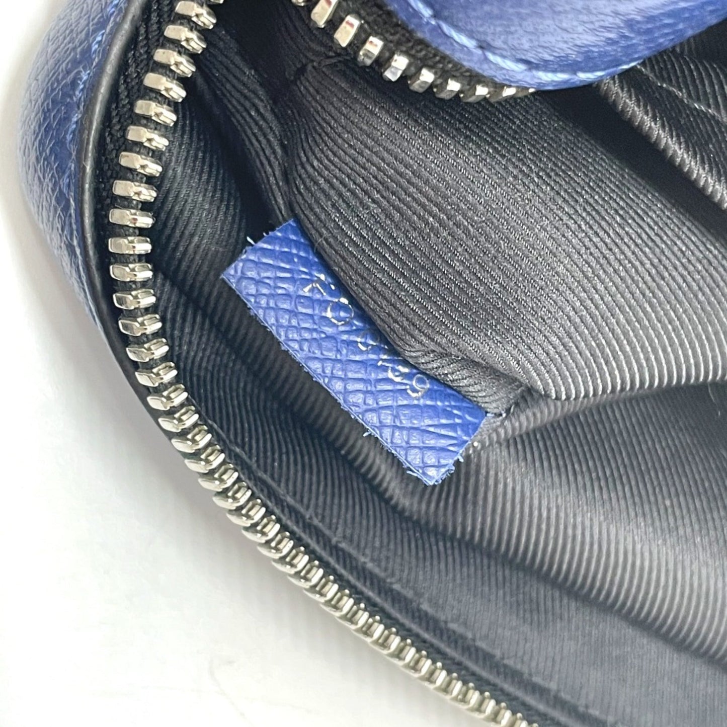 Louis Vuitton Blue Leather Shoulder Bag