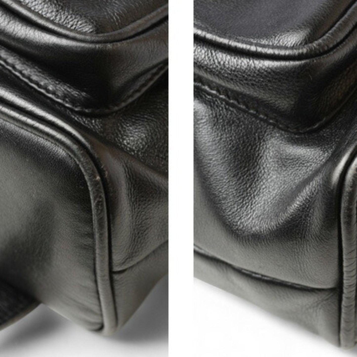 Gucci Black Leather Backpack