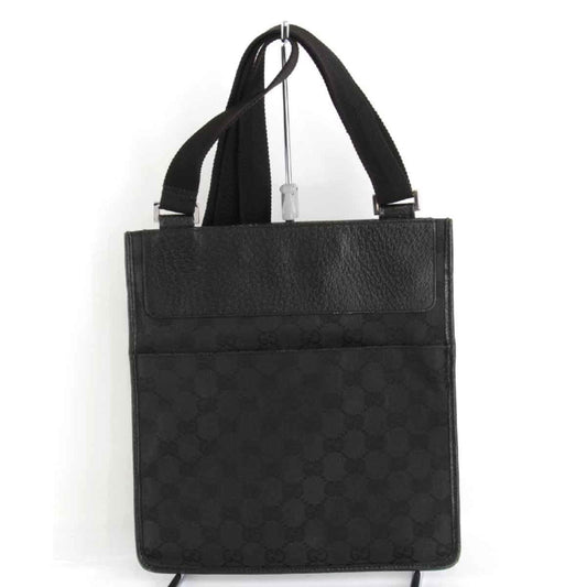 Gucci Gg Canvas Black Gg Canvas Shoulder Bag ()