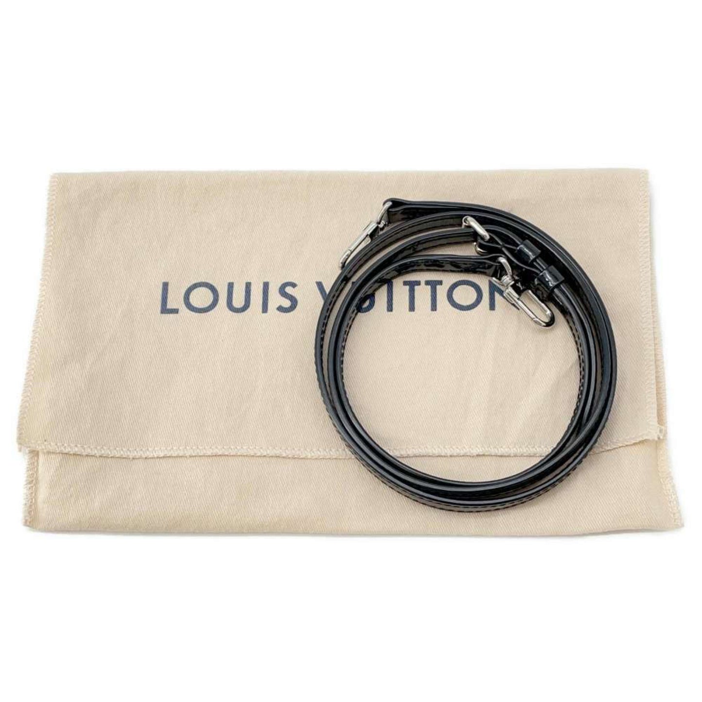 Louis Vuitton Black Multi-Color Noir White Spangles Patent Leather Shoulder Bag