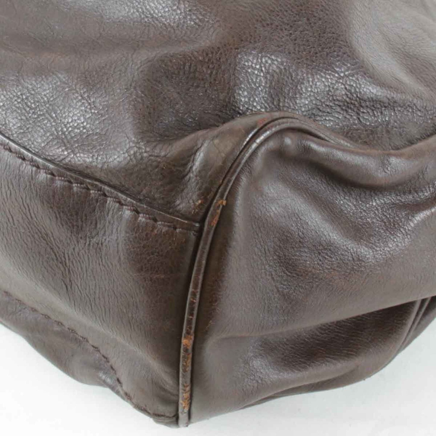 Gucci Sukey Brown Leather Handbag