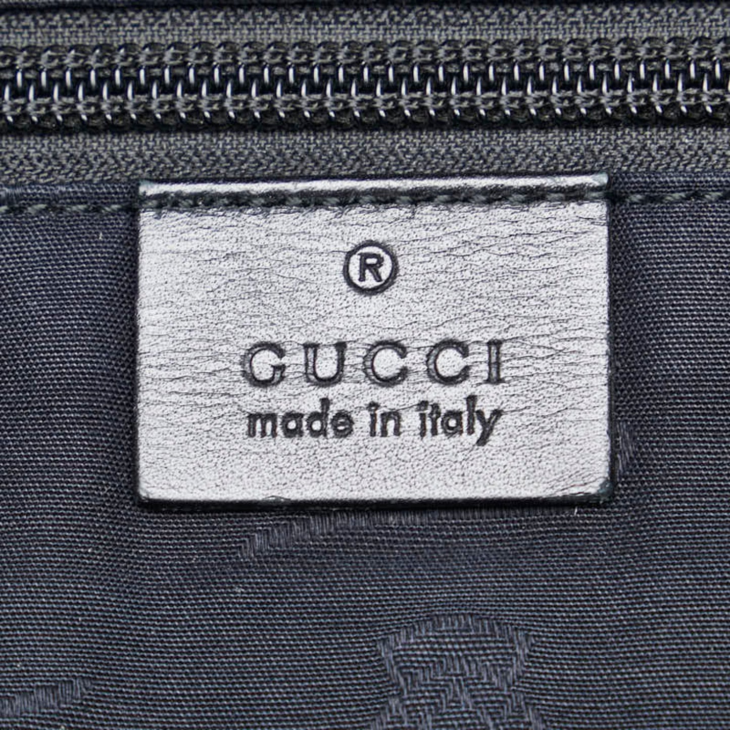 Gucci Black Pvc Leather Shoulder Bag