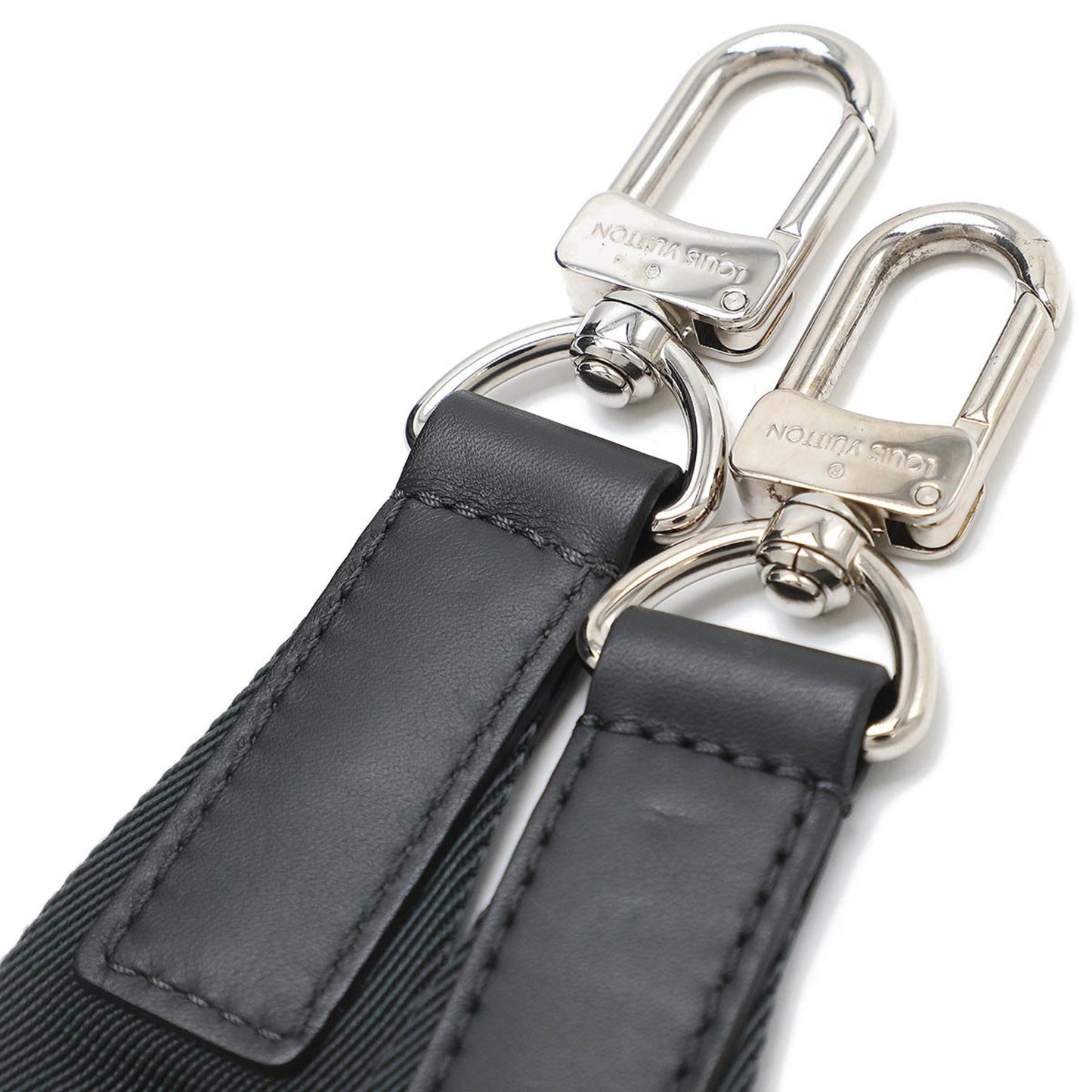 Louis Vuitton Gray Leather Shoulder Bag Tote Bag