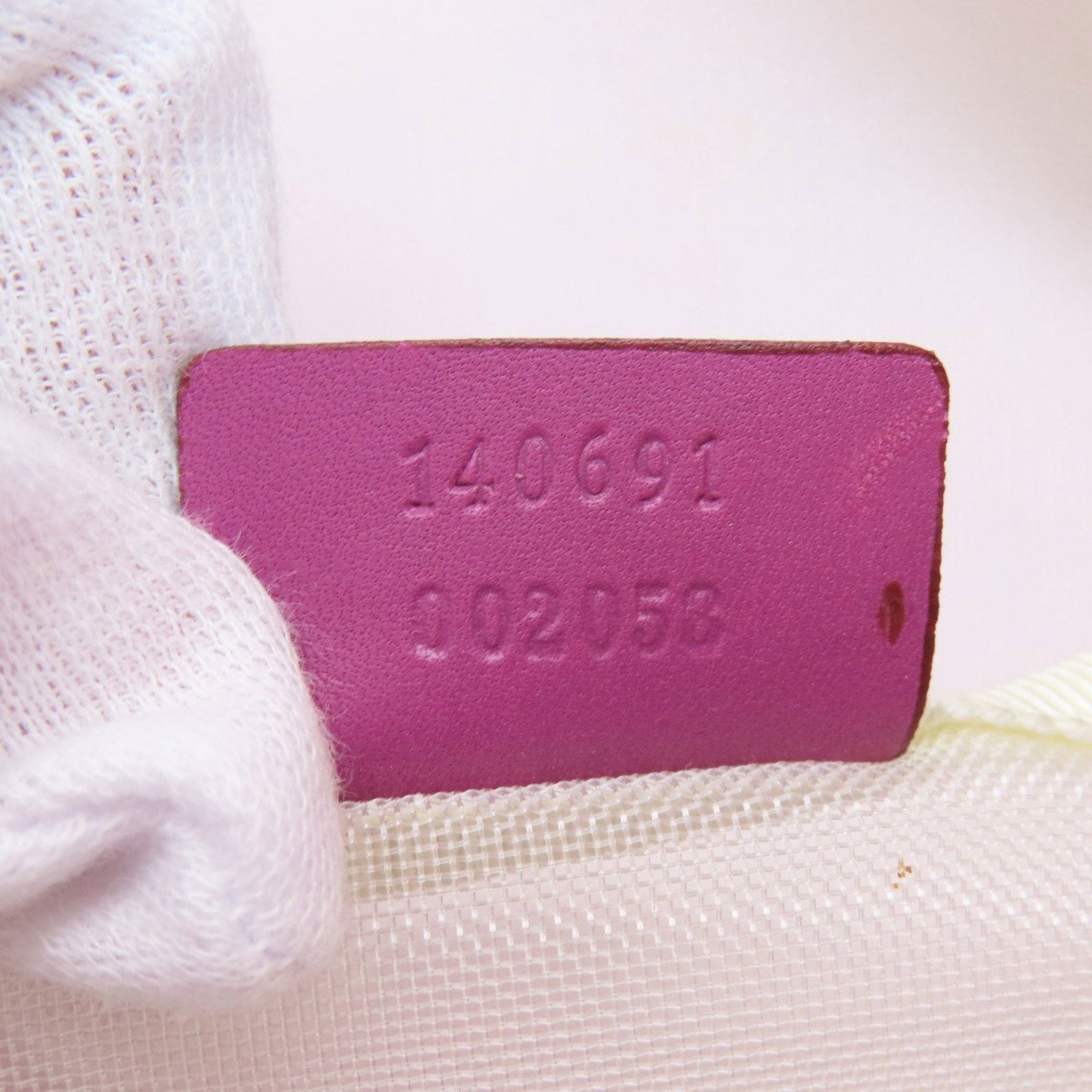 Gucci Pink Canvas Tote Bag