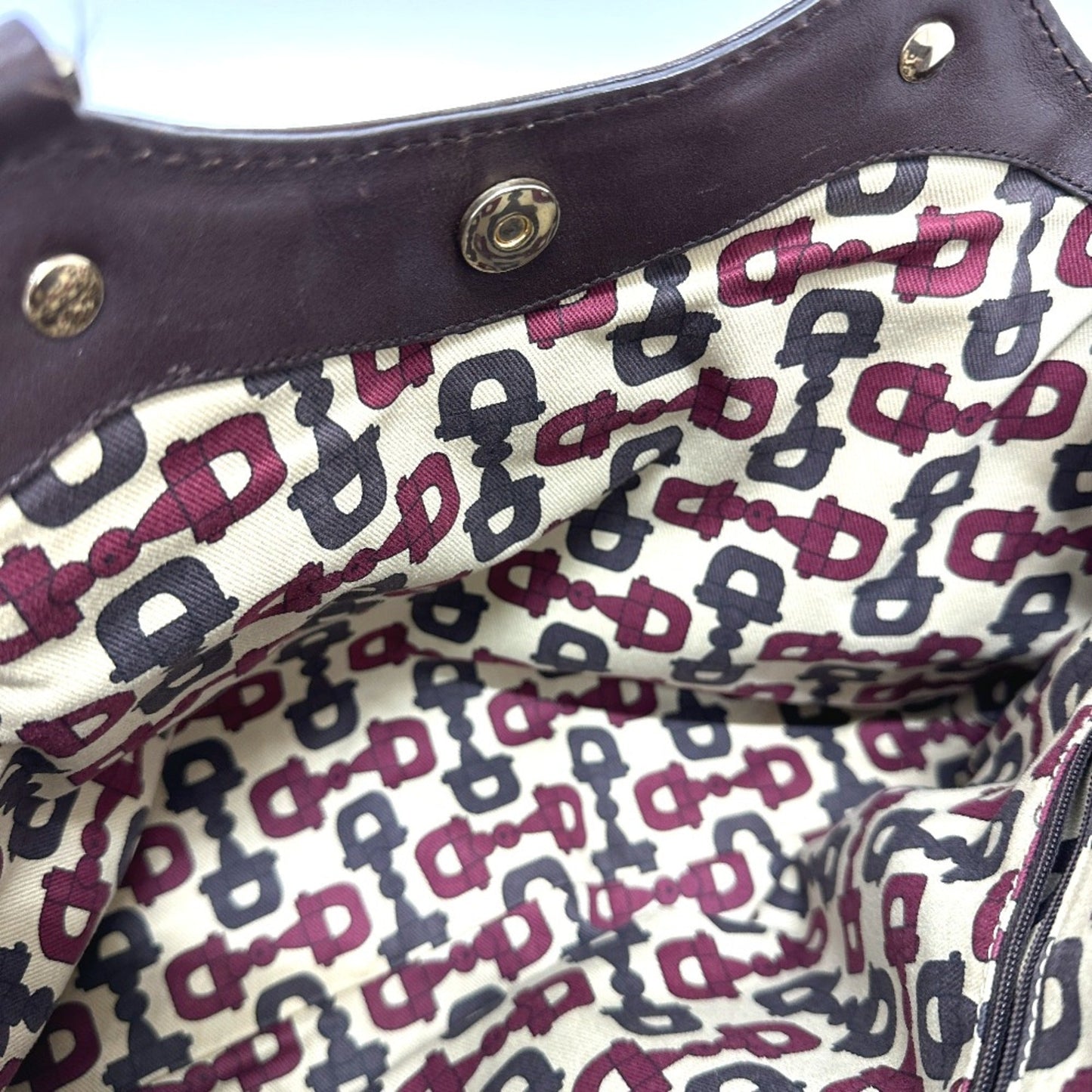 Gucci Brown Leather Tote Bag