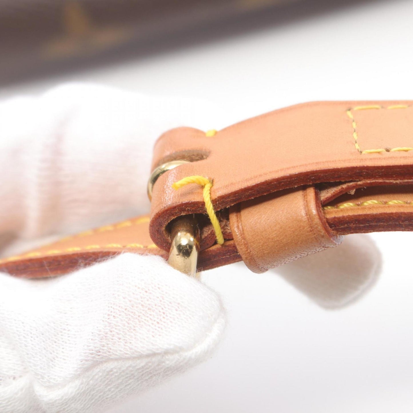 Louis Vuitton Brown Monogram Leather Shoulder Bag