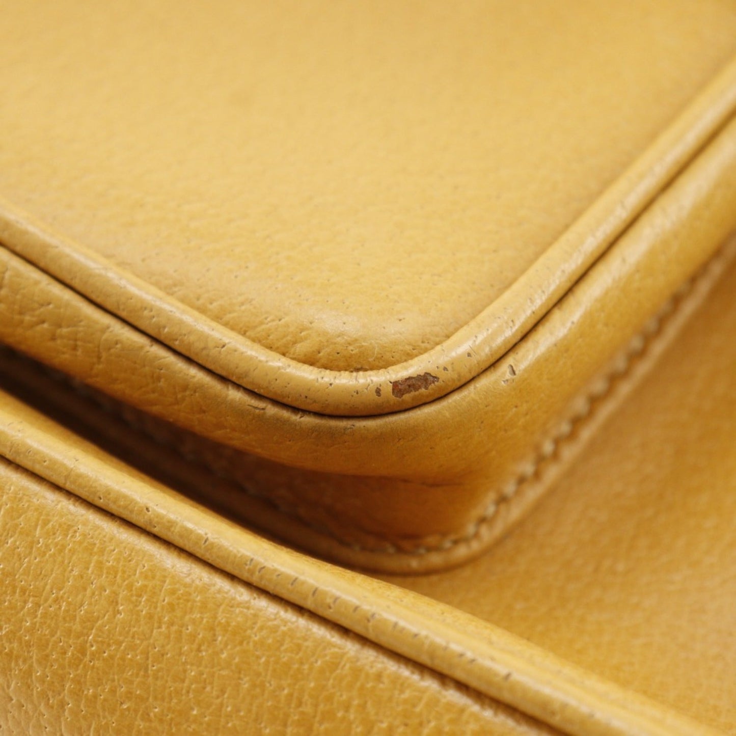 Gucci Yellow Leather Backpack