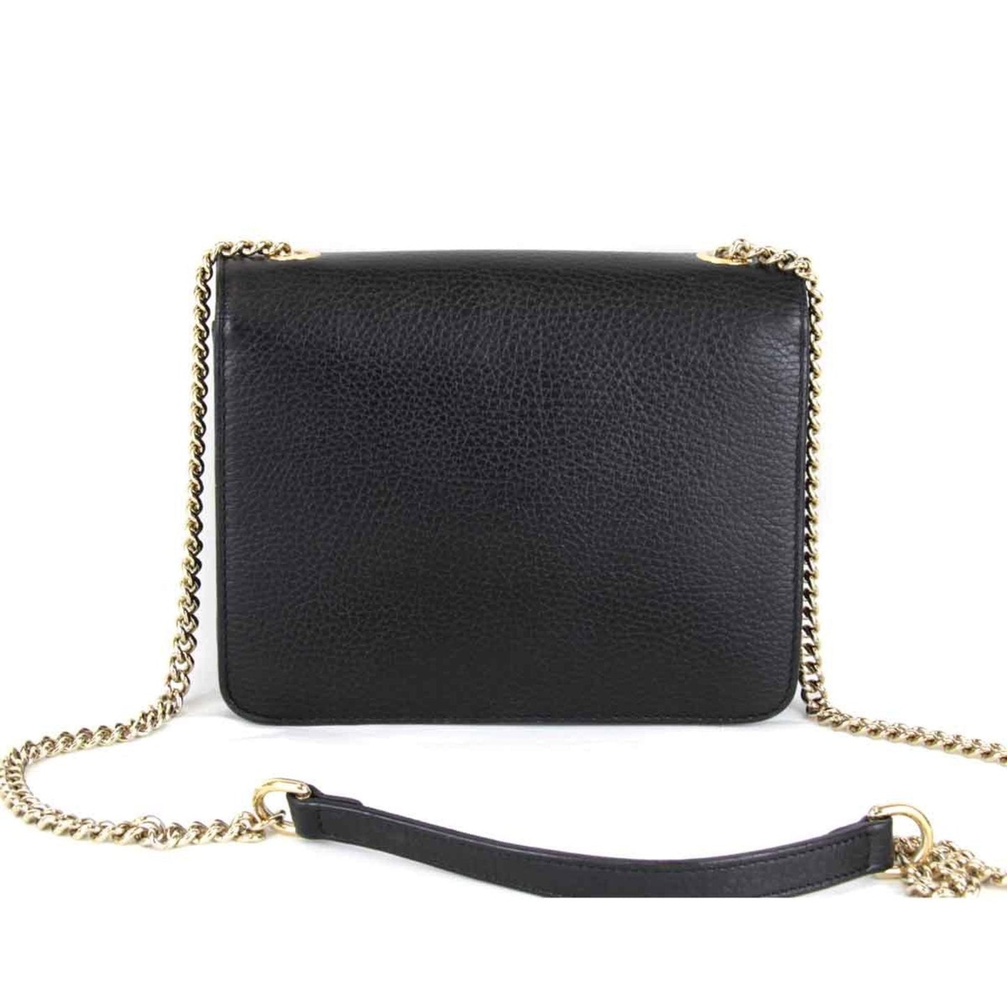 Gucci Black Leather Shoulder Bag