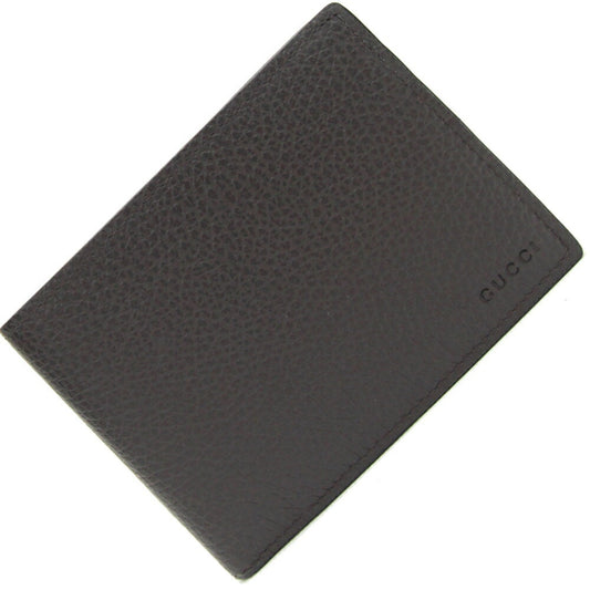 Gucci Dark Brown Leather Bill Wallet (Bi-Fold) ()