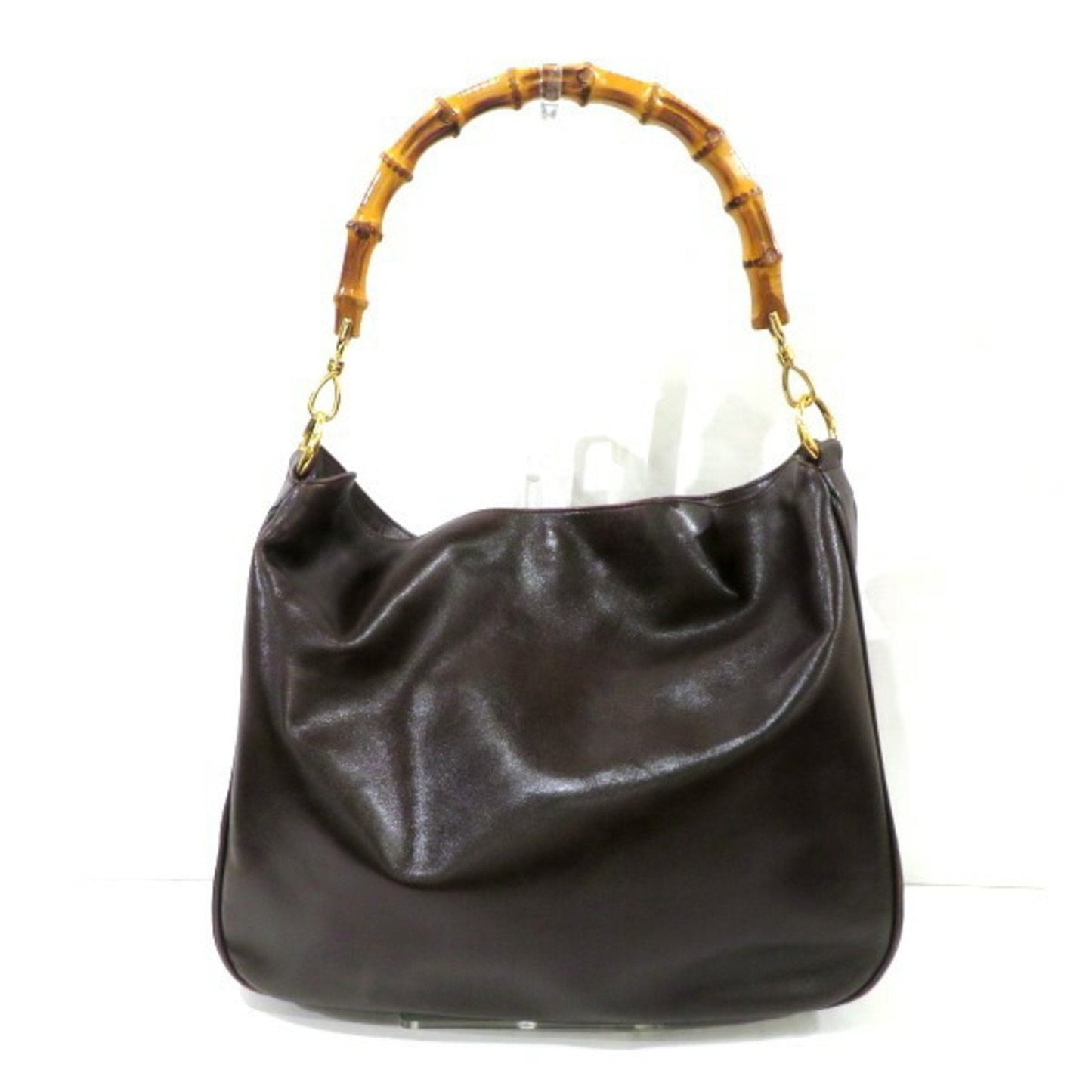 Gucci Brown Leather Handbag Shoulder Bag