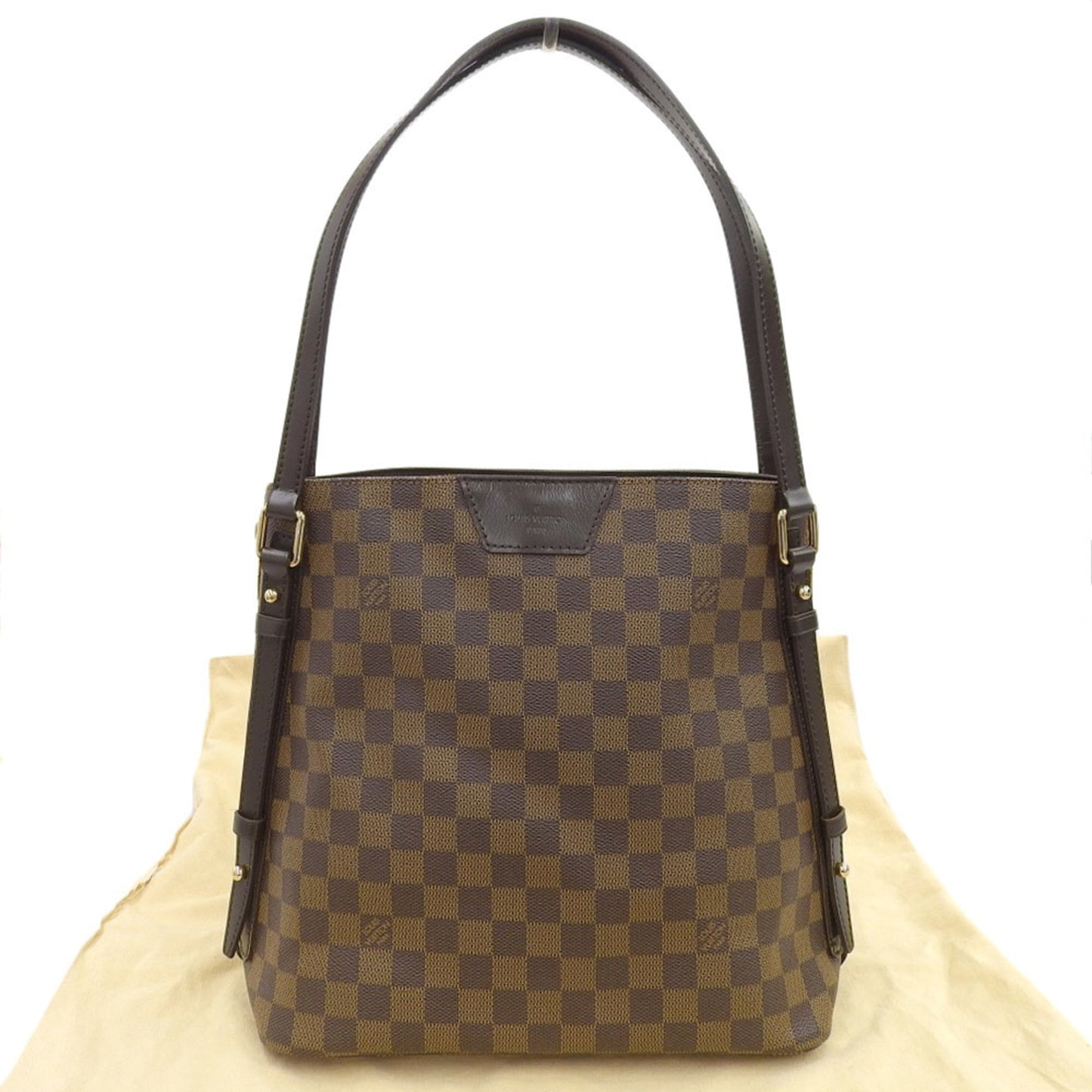 Louis Vuitton Ebene Damier Canvas Shoulder Bag Tote Bag ()
