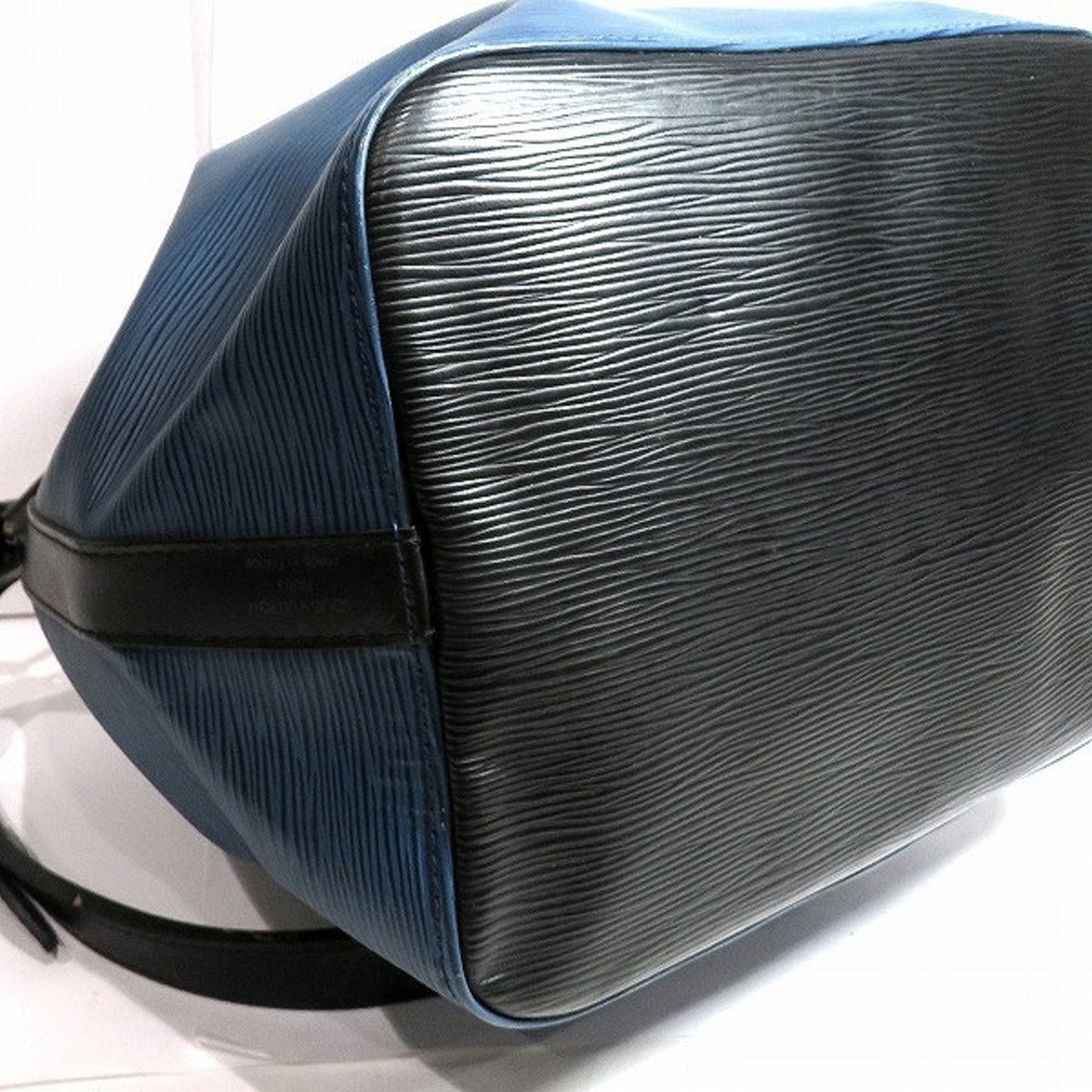 Louis Vuitton Blue Toledo Blue Leather Shoulder Bag