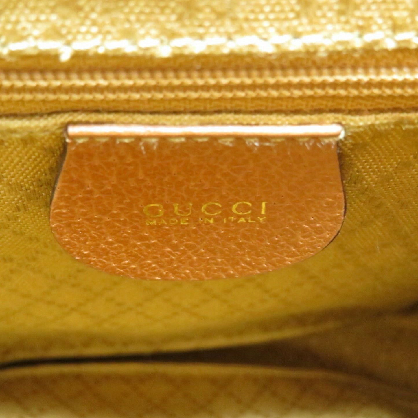 Gucci Bamboo Brown Bamboo Leather Backpack