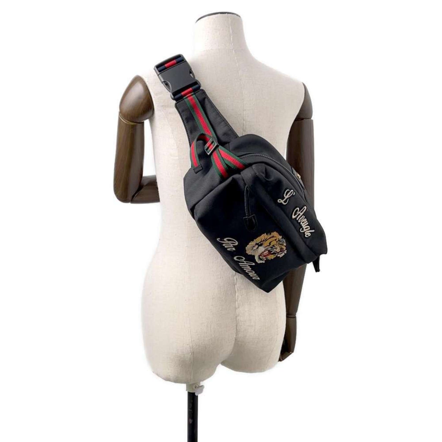 Gucci Black Nylon Sling Bag