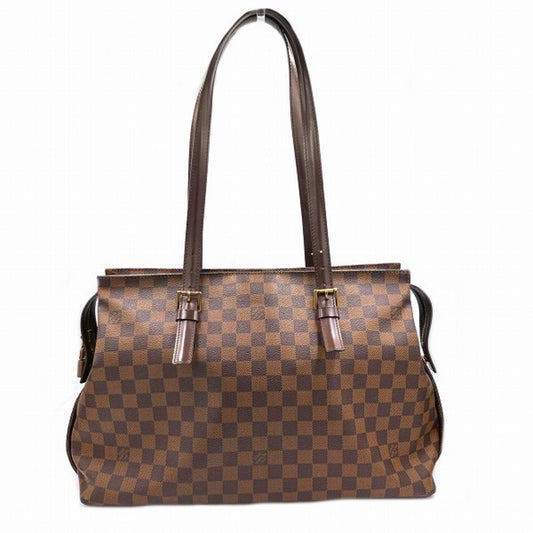 Louis Vuitton Brown Damier Canvas Shoulder Bag ()