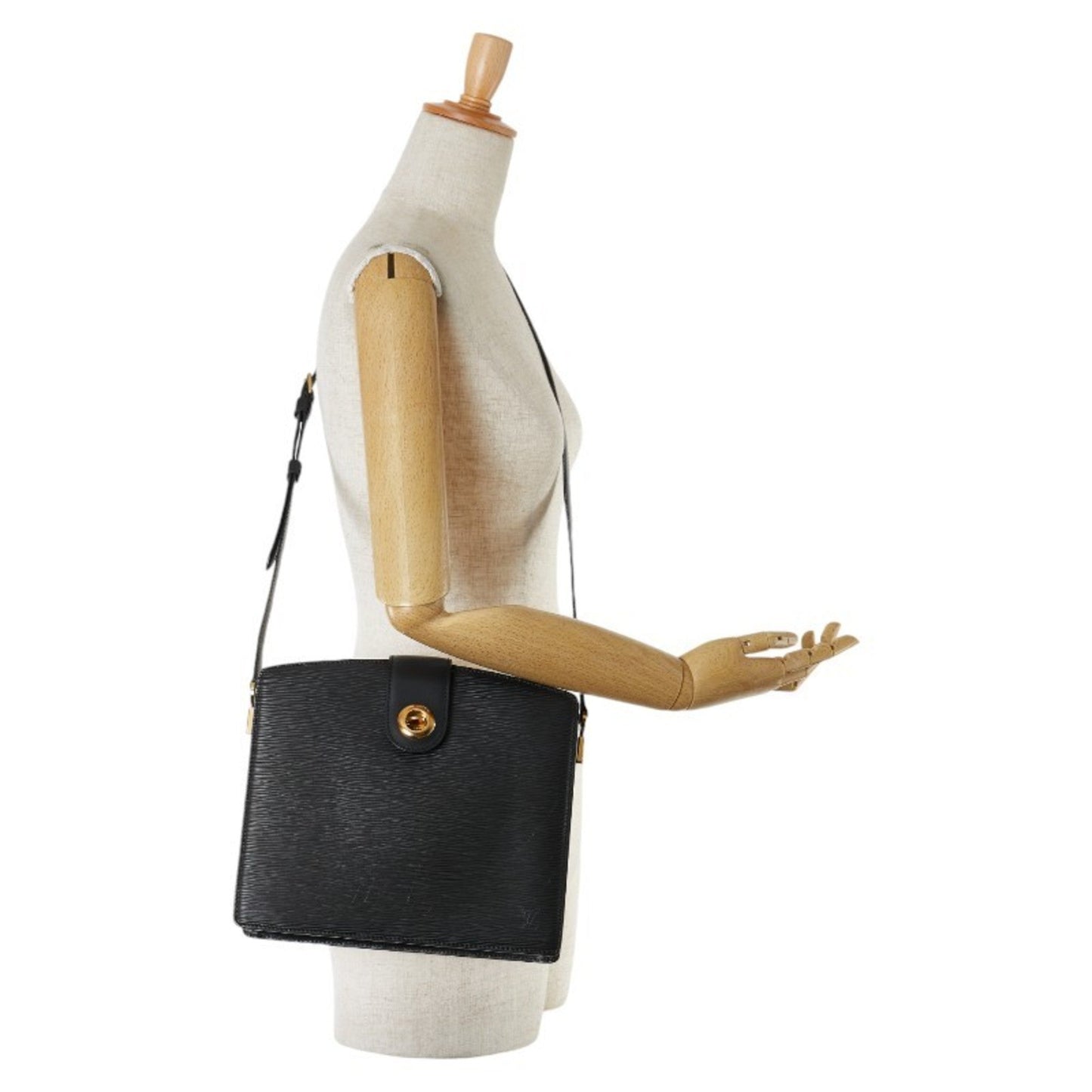 Louis Vuitton Epi Black Noir Epi Leather Shoulder Bag