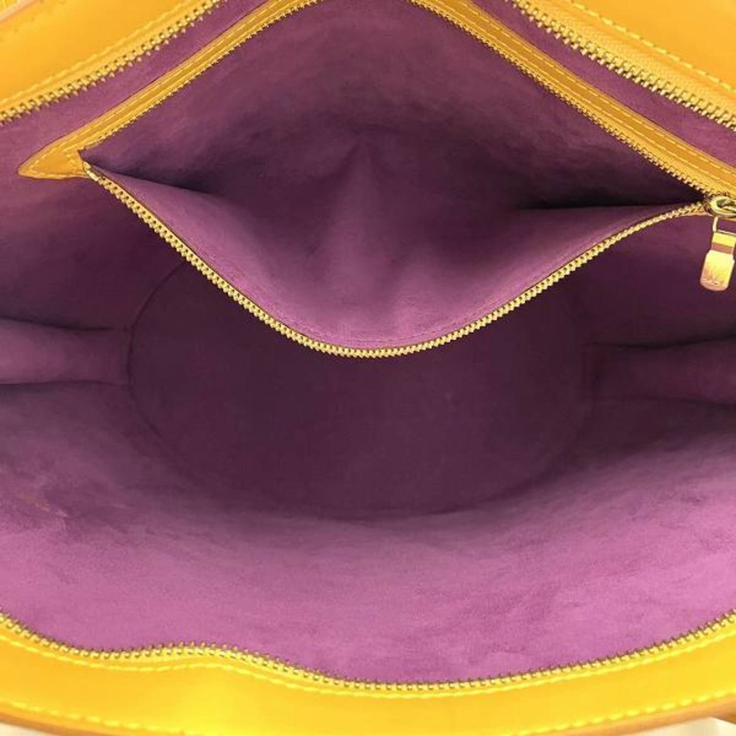 Louis Vuitton Epi Yellow Leather Shoulder Bag Tote Bag