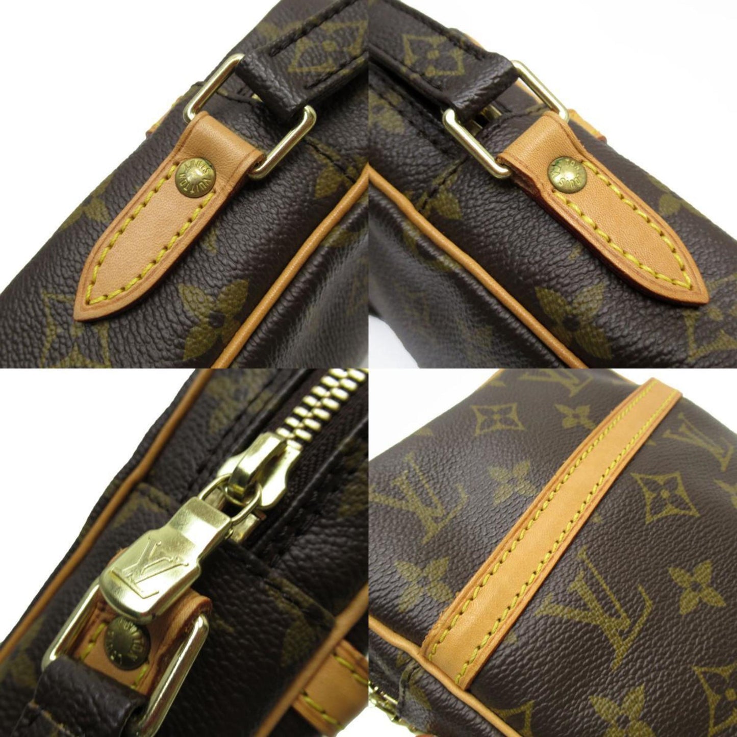 Louis Vuitton Brown Monogram Canvas Shoulder Bag