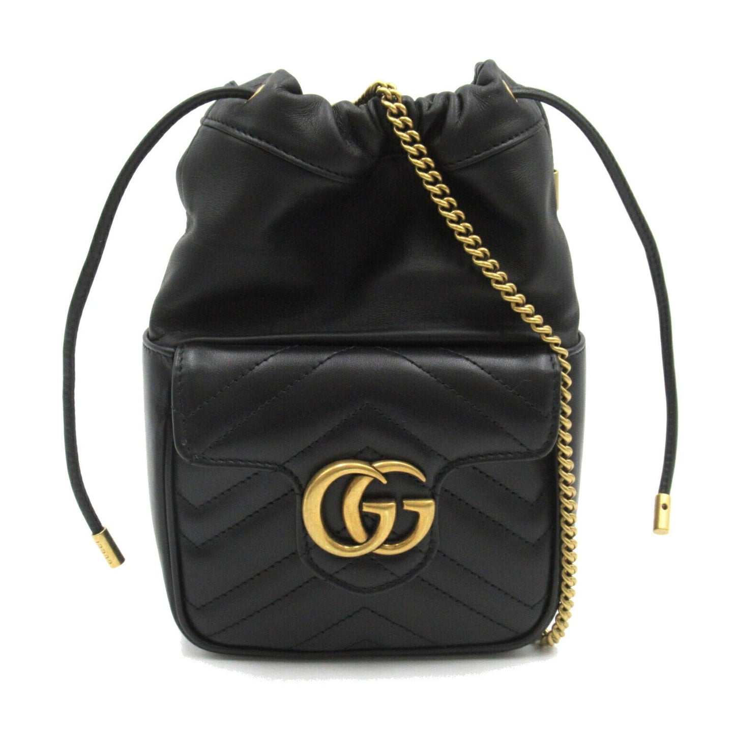 Gucci Black Leather Shoulder Bag