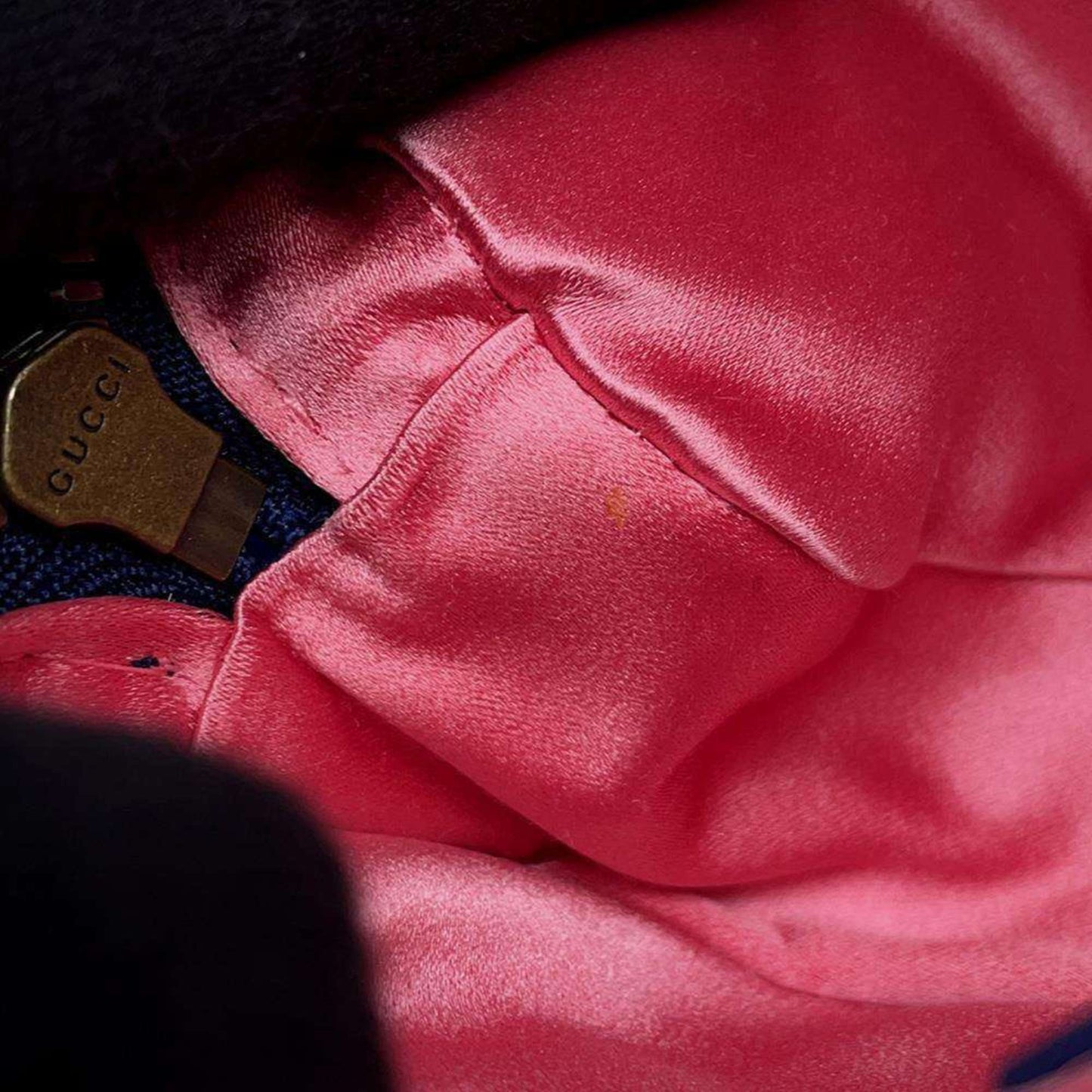 Gucci Blue Leather Sling Bag
