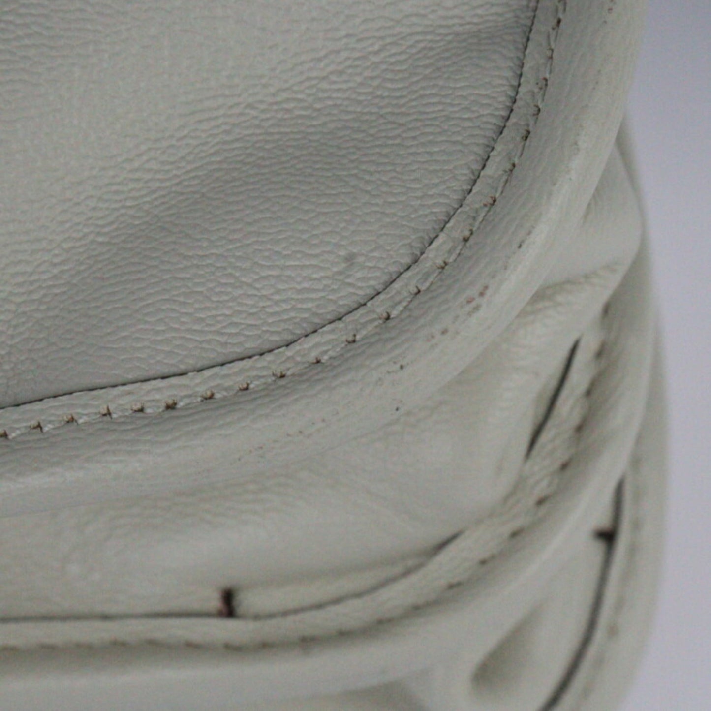 Gucci Ivory Leather Handbag Shoulder Bag Tote Bag