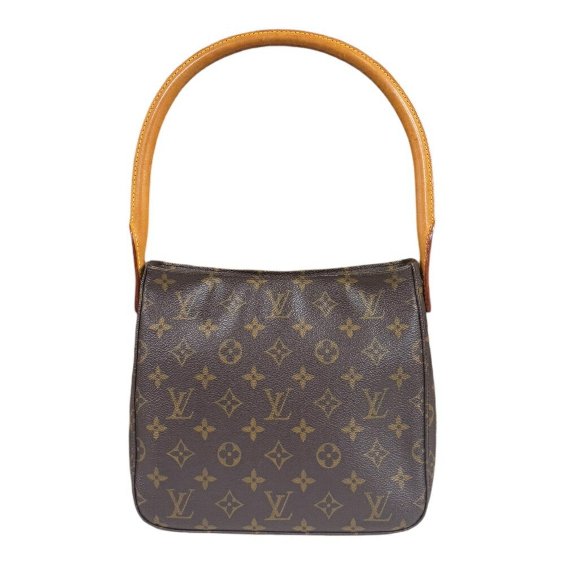 Louis Vuitton Brown Monogram Canvas Shoulder Bag ()